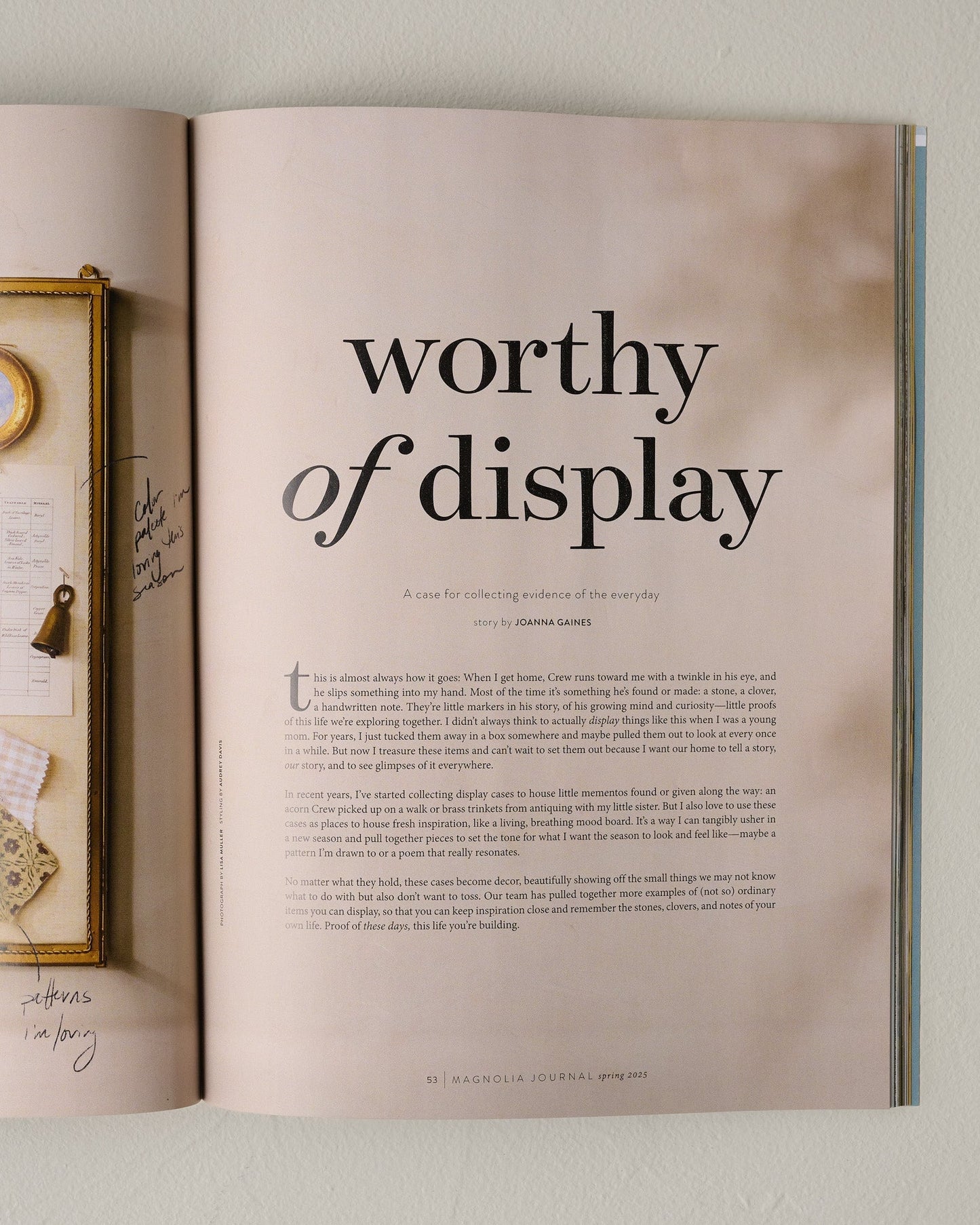 Your Story Brass Display Cabinet