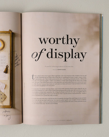 Your Story Brass Display Cabinet