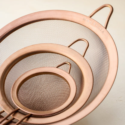 Copper Sieves Set of 3
