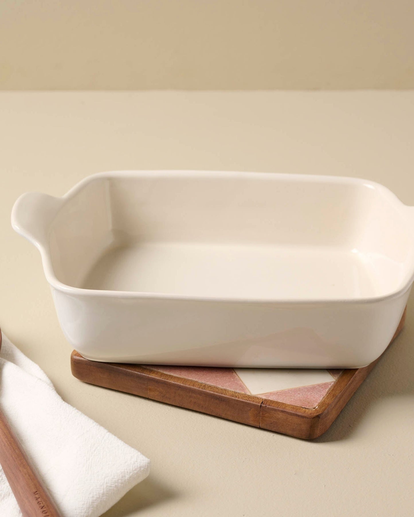 Carmella Checkered Marble Trivet