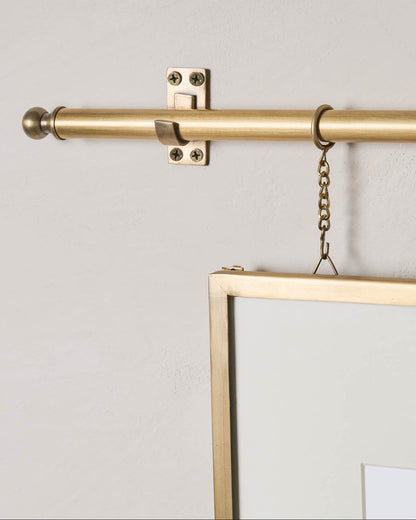 Colleen Brass Rail Double Picture Frame
