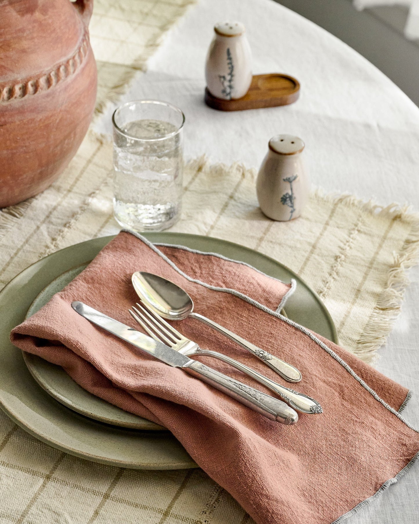Dawn Rose Napkin Set of Four