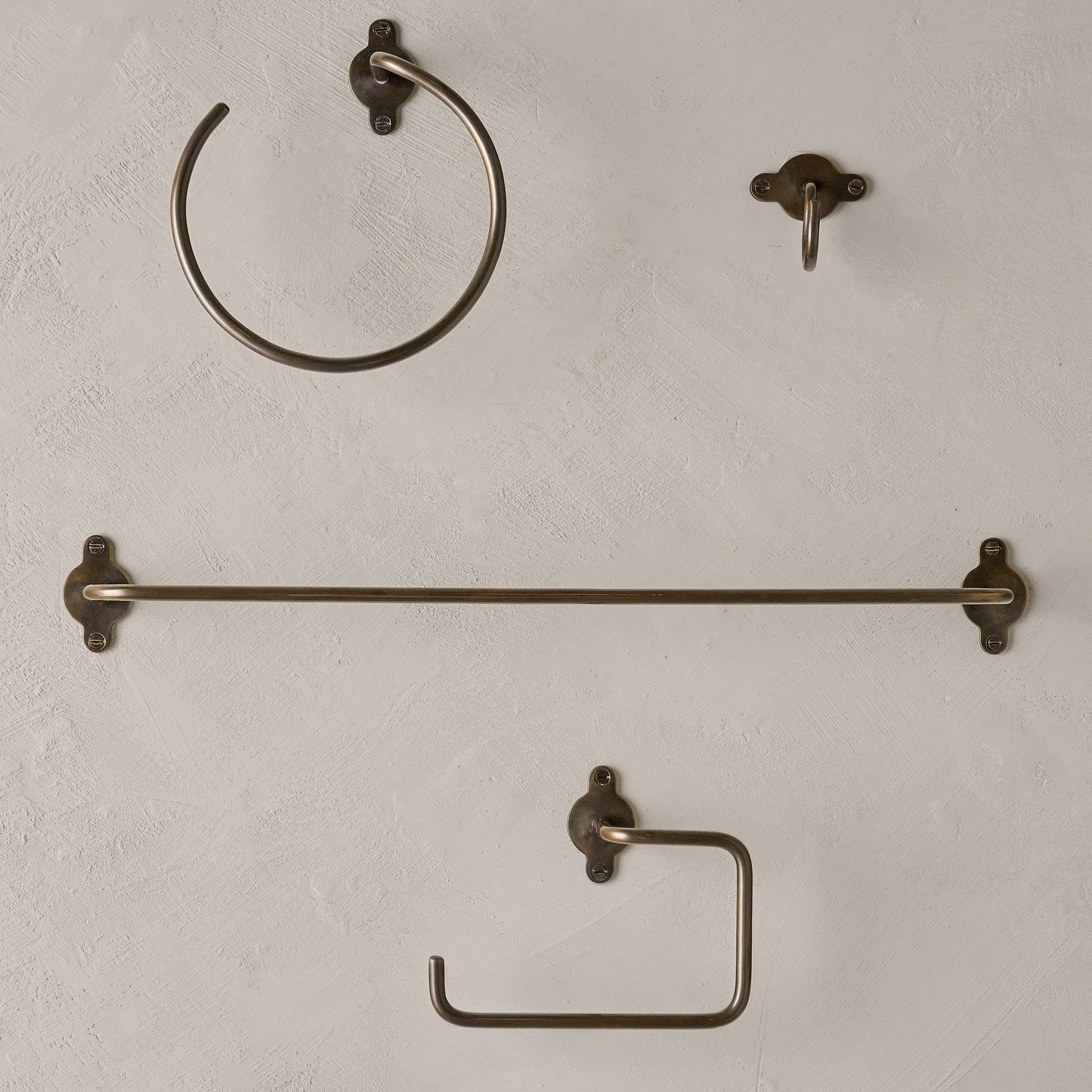 Antique Bronze Metal Toilet Paper Holder