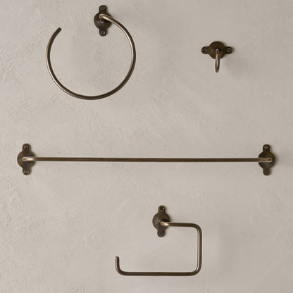 Antique Bronze Metal Toilet Paper Holder