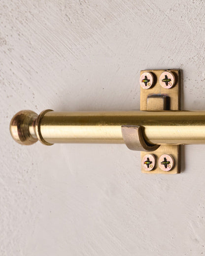 Colleen Wood and Brass Rail Multi Picture Frame