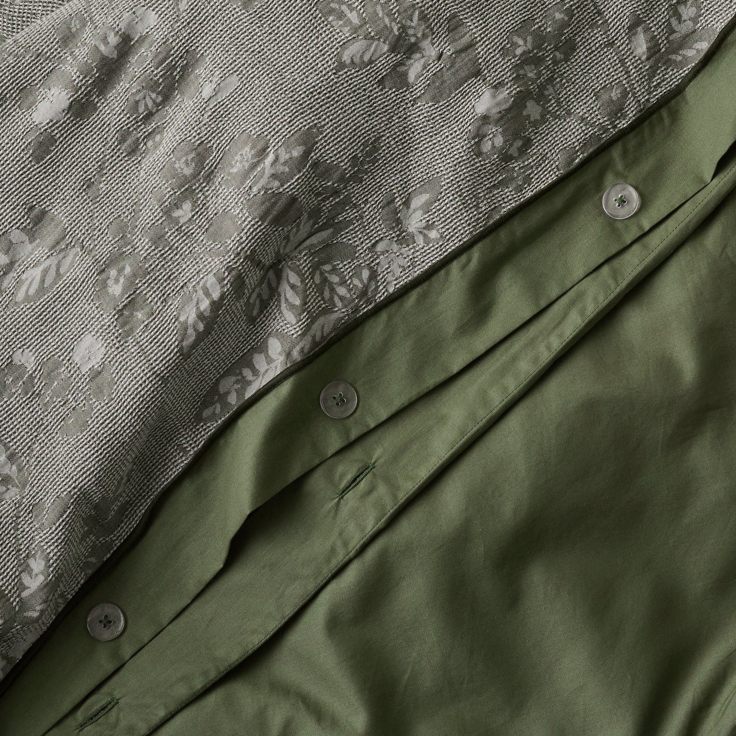 Willow Floral Jacquard Duvet + Sham Set (Queen)