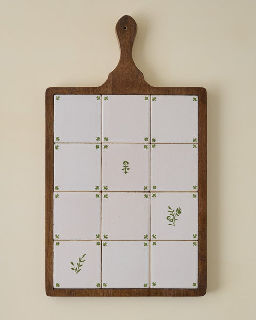 Dutch Printed Ceramic Serving Board
