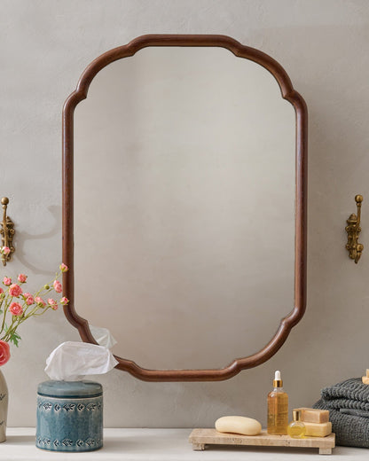 Greer Wood Scalloped Medicine Cabinet