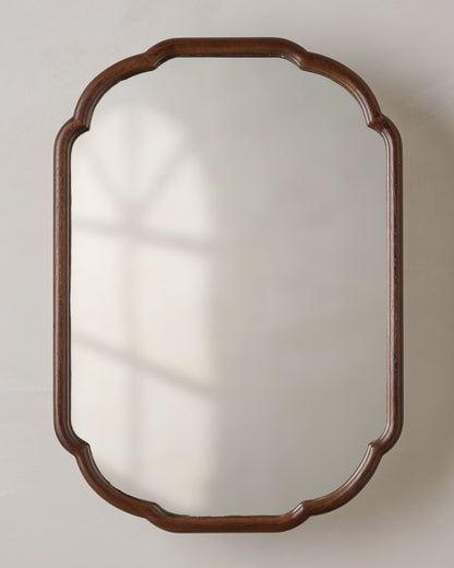 Greer Wood Scalloped Medicine Cabinet