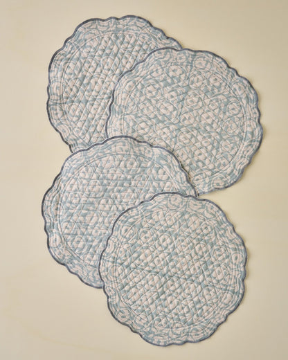 Pivione Fleurs Reversible Placemat Set of Four