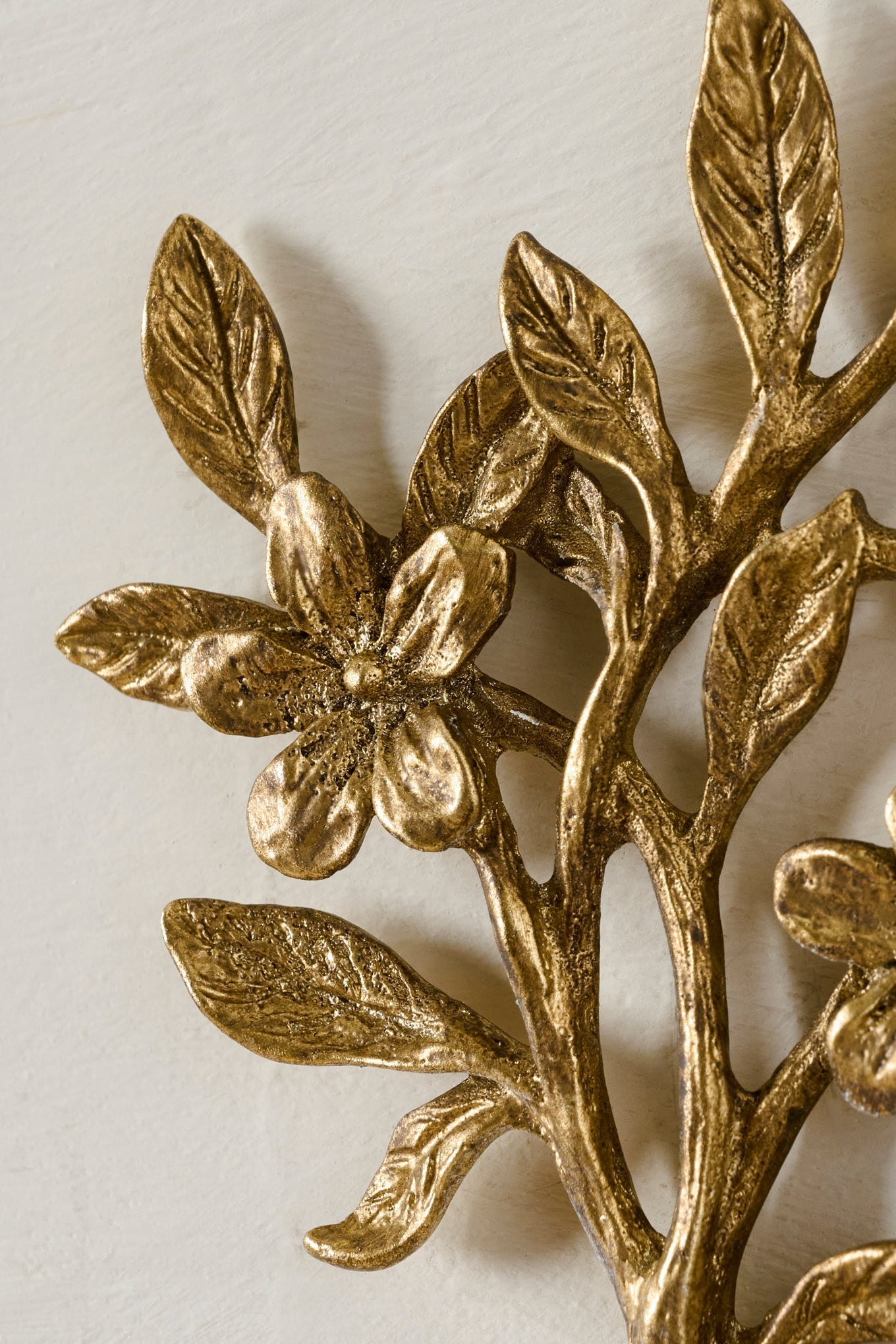 Brass Blooms Wall Hook