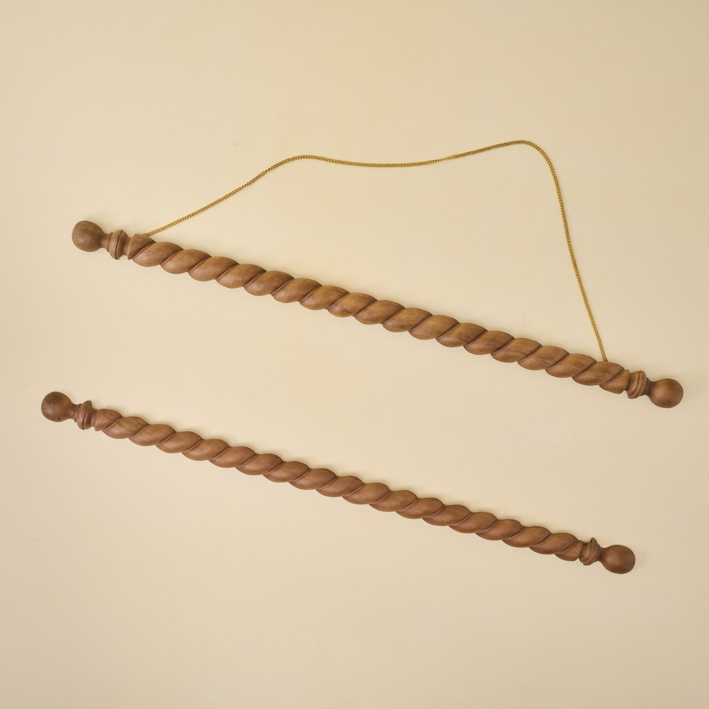 Turned Wood Poster Hanger Kit