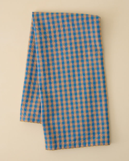 Poolside Check Tea Towel