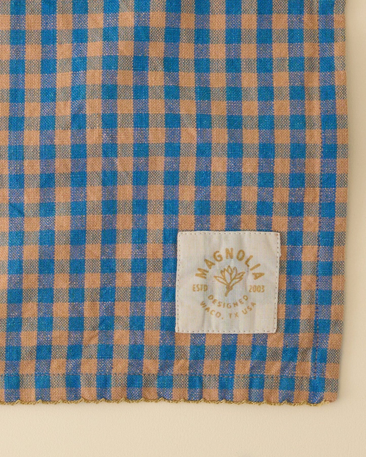 Poolside Check Tea Towel