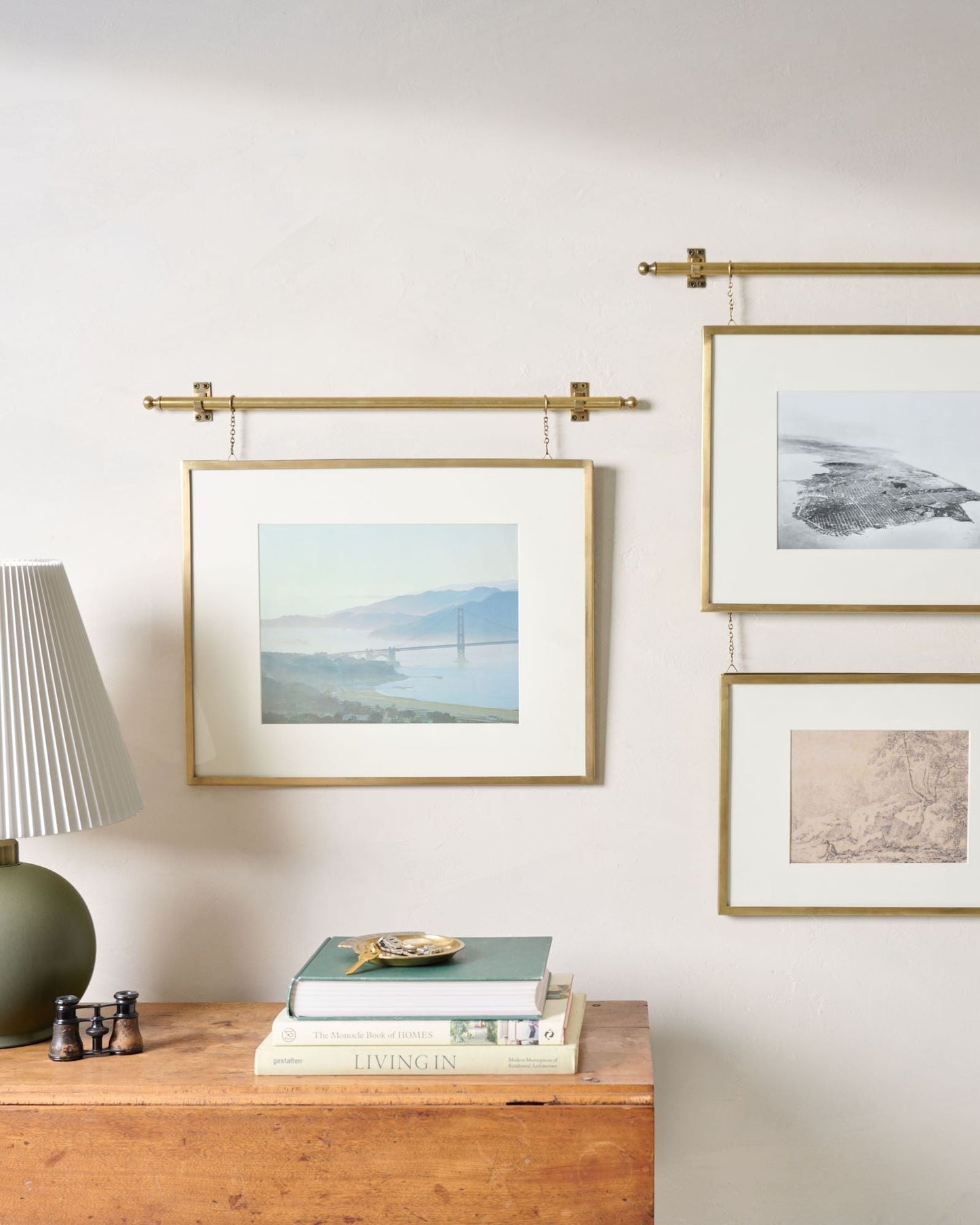 Colleen Brass Rail Picture Frame